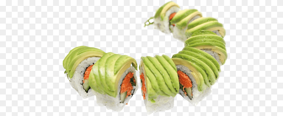 Sushi Identifier Dragon Roll Sushi Transparent, Dish, Food, Meal, Grain Png Image