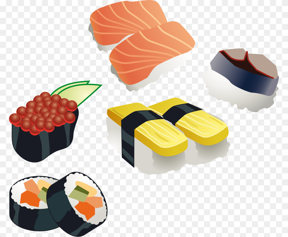 Sushi Image Background Arts, Meal, Dish, Food, Grain Png