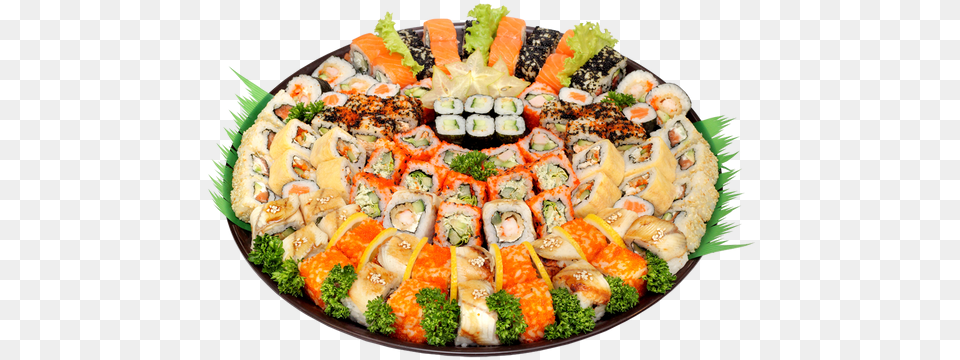 Sushi Japanese Cuisine, Meal, Dish, Food, Platter Free Png