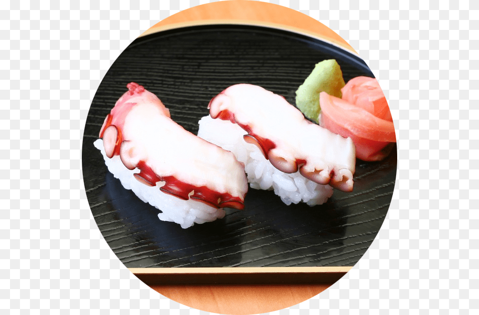 Sushi Nigiri Sushi Tako Nigiri Sushi, Dish, Food, Meal, Grain Free Png
