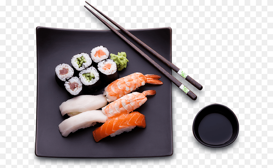 Sushi Pizza Publicidade De Sushi, Dish, Food, Meal, Chopsticks Free Transparent Png