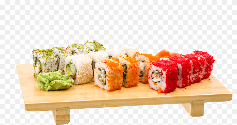 Sushi Plate Plate Of Sushi Meal, Dish, Food, Grain Free Transparent Png