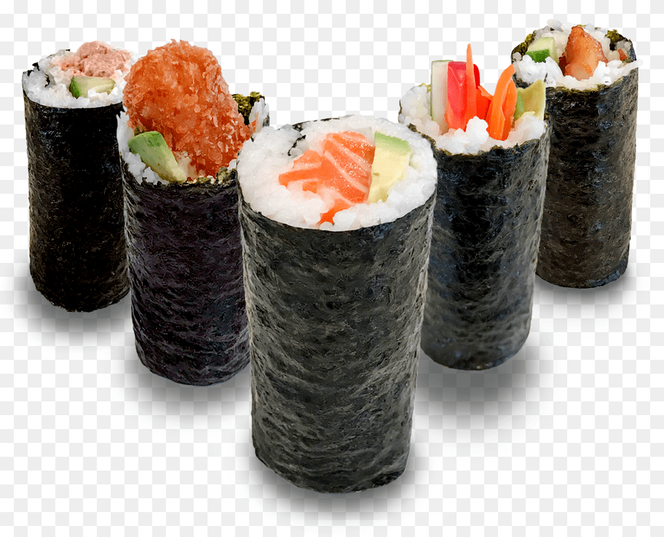 Sushi Roll, Dish, Food, Meal, Grain Png Image