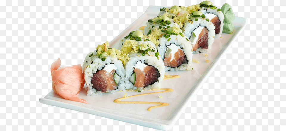 Sushi Roll, Meal, Dish, Food, Grain Png Image
