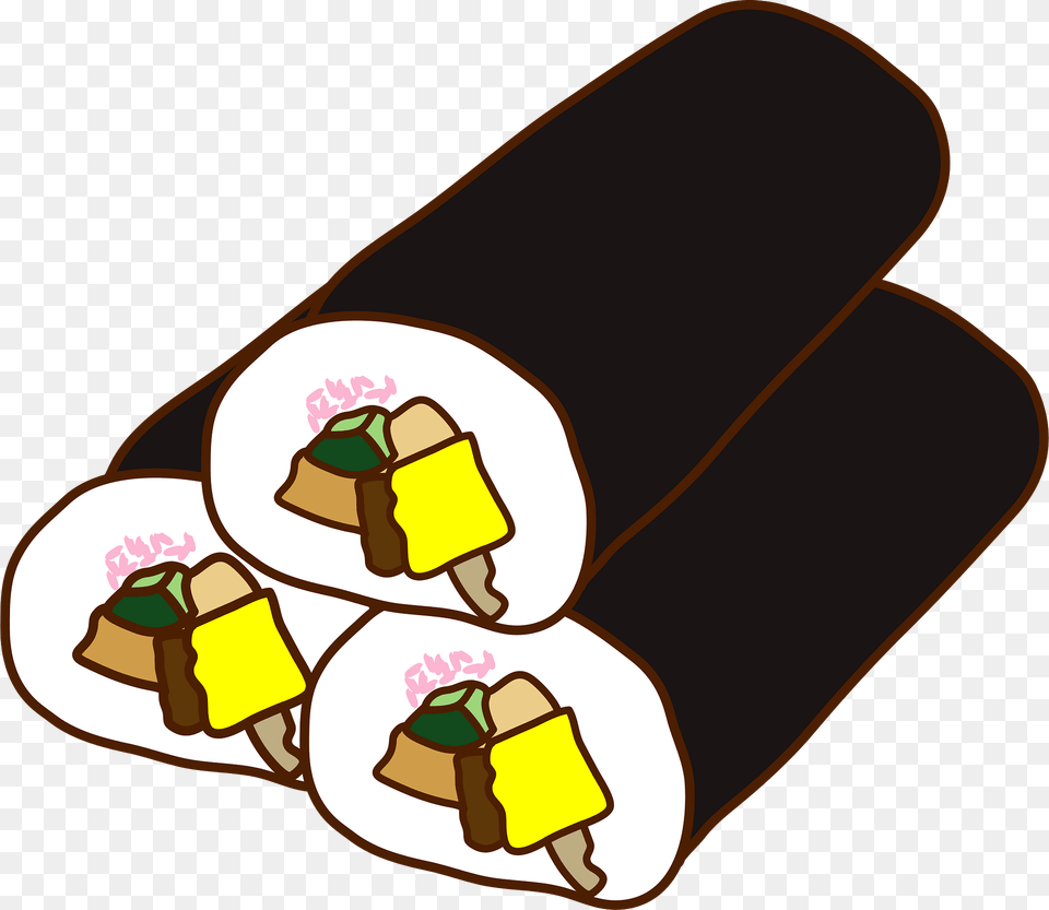 Sushi Roll Japanese Food Clipart, Meal, Animal, Fish, Sea Life Free Png Download