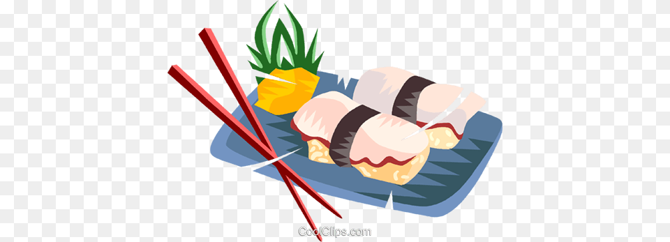 Sushi Royalty Vector Clip Art Illustration, Dish, Food, Meal, Grain Free Png Download