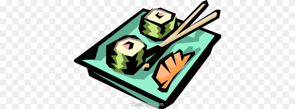 Sushi Royalty Vector Clip Art Illustration, Dish, Food, Meal, Grain Png Image