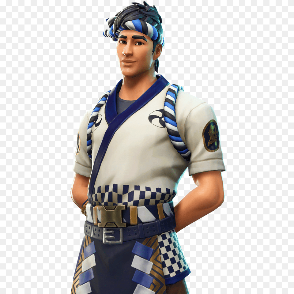 Sushi Sushimaster Fortnite Skin Fortniteskin Leaked Lea, Person, Clothing, Costume, Man Free Transparent Png