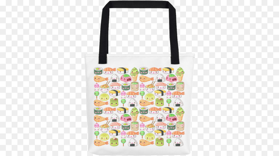 Sushi Tote Bag Polyester Tote Bag Beach Tote School Tote Bag, Accessories, Tote Bag, Handbag, Purse Png Image