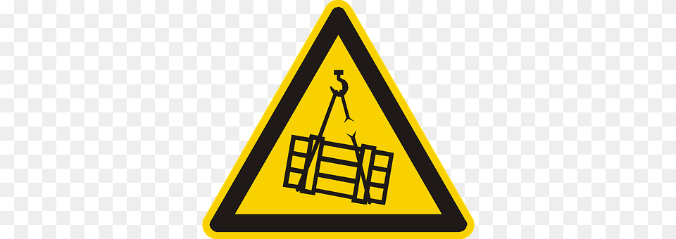 Suspended Load Sign, Symbol, Road Sign, Triangle Free Transparent Png