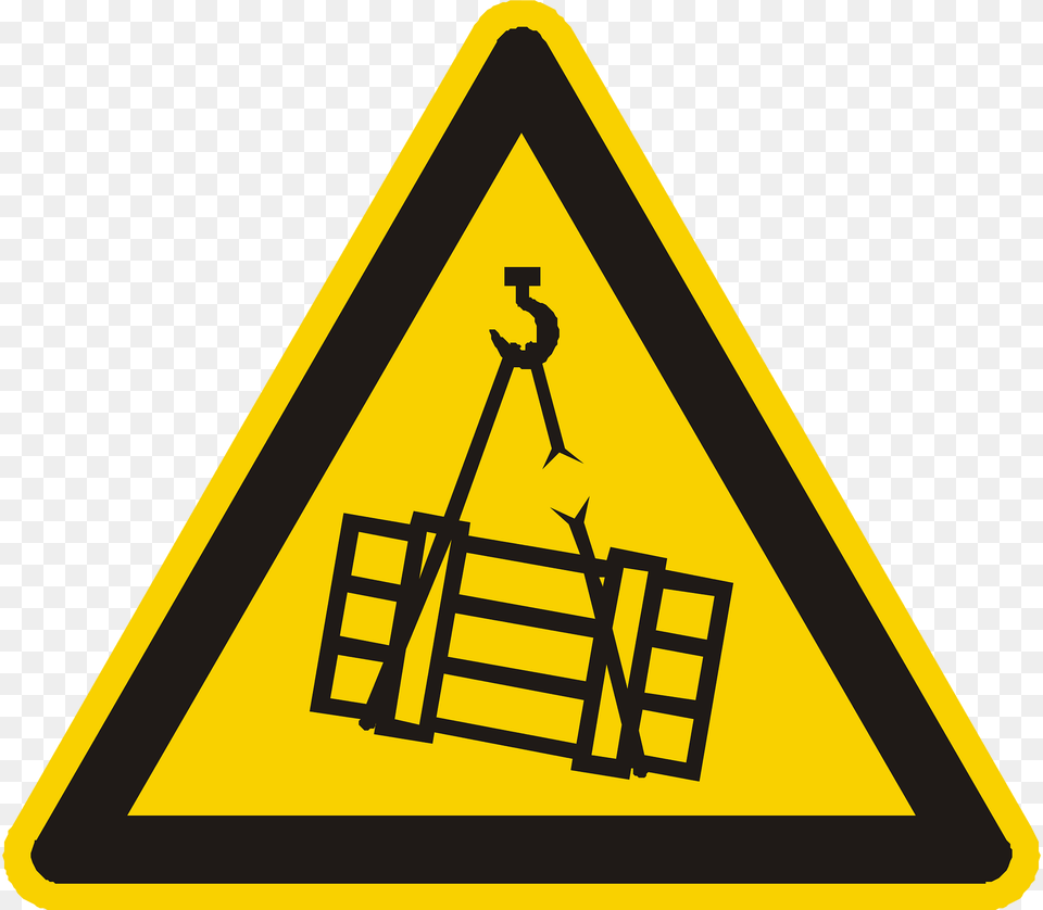 Suspended Load Clipart, Sign, Symbol, Road Sign, Person Png Image