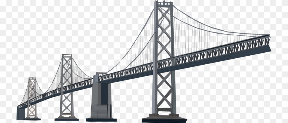 Suspension Bridge Oakland Bay Bridge, Suspension Bridge Free Png Download