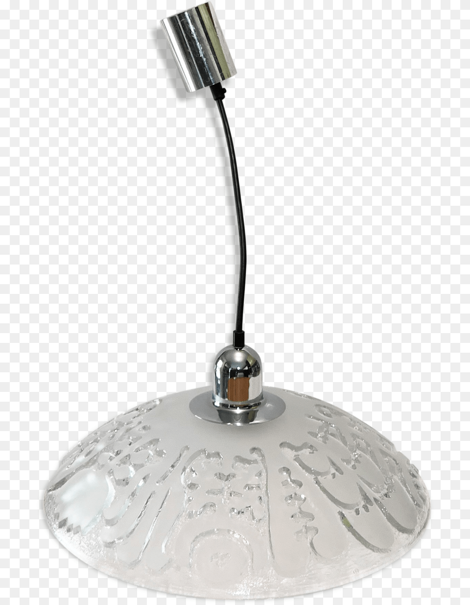 Suspension Peill Amp Putzler Glass Molded Effect Ice Circle, Lamp, Lampshade, Plate, Lighting Free Transparent Png