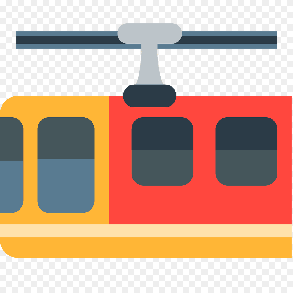 Suspension Railway Emoji Clipart, Cable Car, Transportation, Vehicle, First Aid Free Png