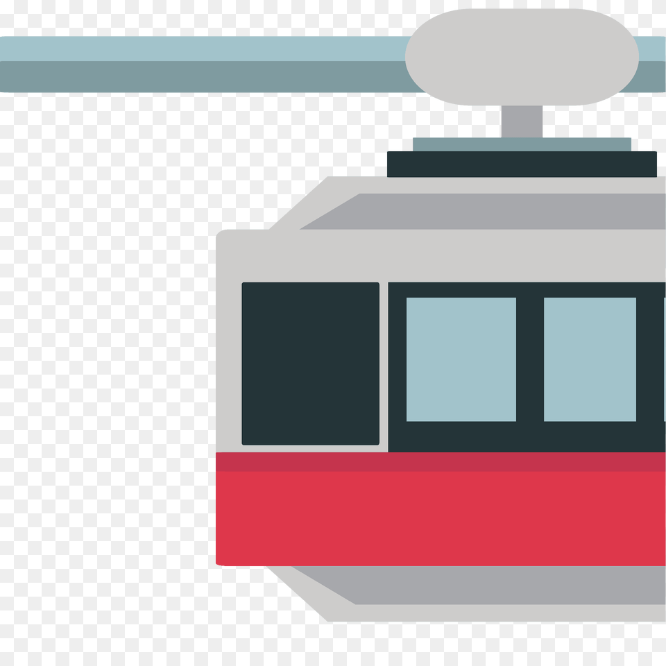 Suspension Railway Emoji Clipart, Cable Car, Transportation, Vehicle Free Png