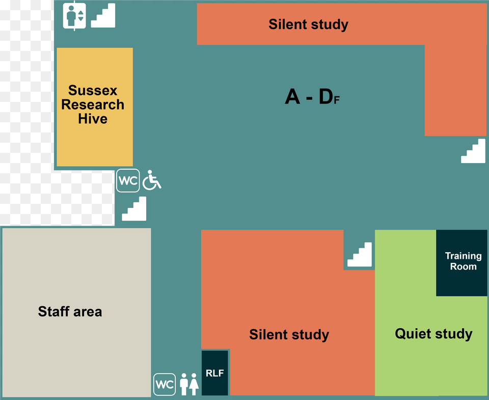 Sussex Library Floor Plan, Text Free Png
