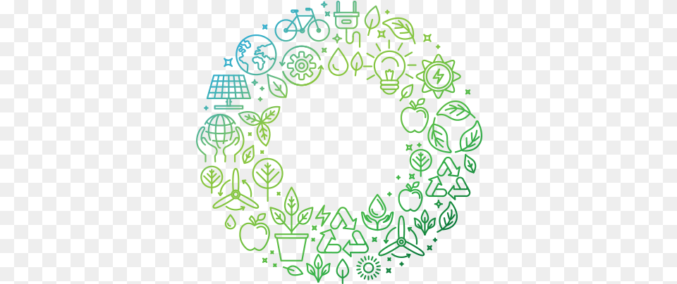 Sustainability Evolution Logo Zero Waste Vector, Green, Pattern, Blackboard, Art Free Png Download