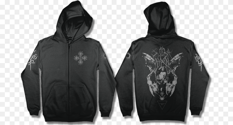 Sutehk Hexen Behind The Throne Zip Up Hoodie, Clothing, Hood, Knitwear, Sweater Free Png