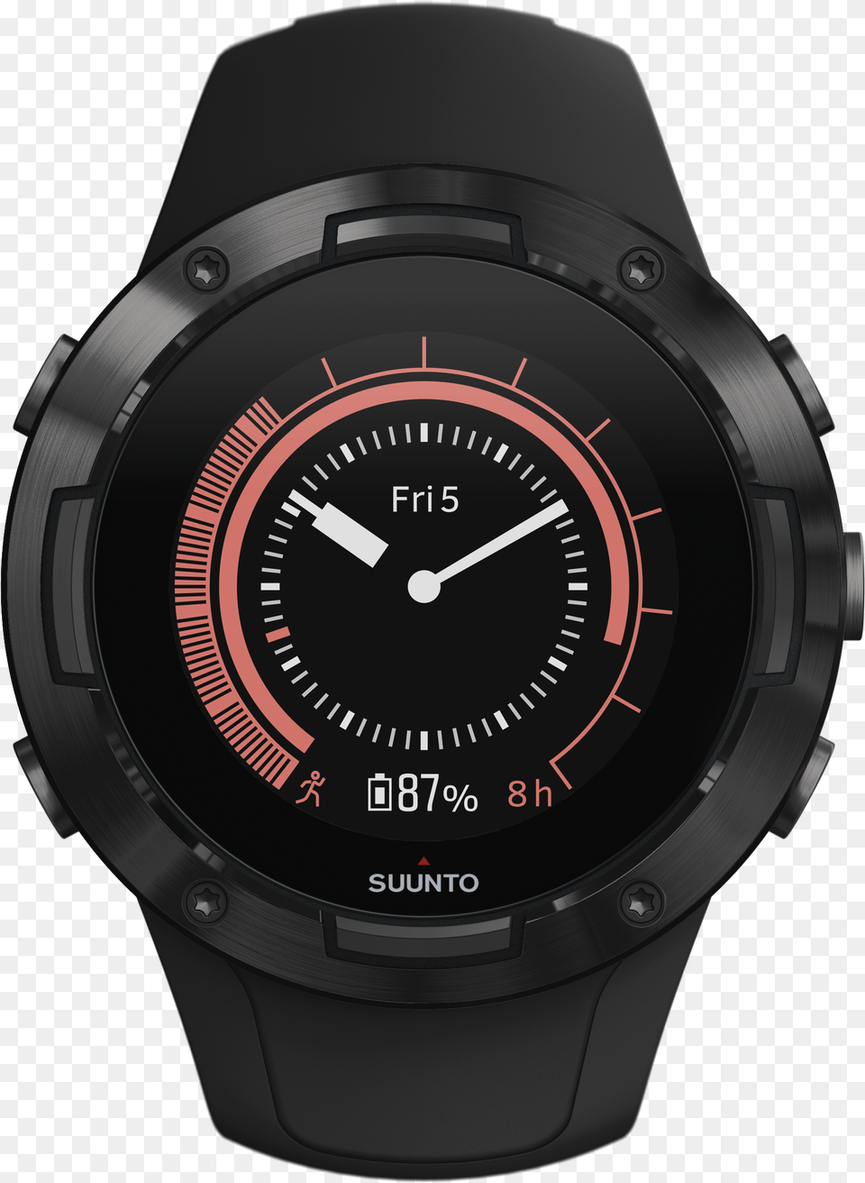 Suunto 5 All Black Gps, Arm, Body Part, Person, Wristwatch Free Transparent Png