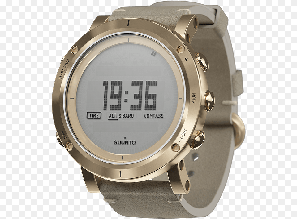 Suunto Essential Gold Watch Price Distributor Dubai Suunto Essential, Wristwatch, Digital Watch, Electronics, Person Free Transparent Png