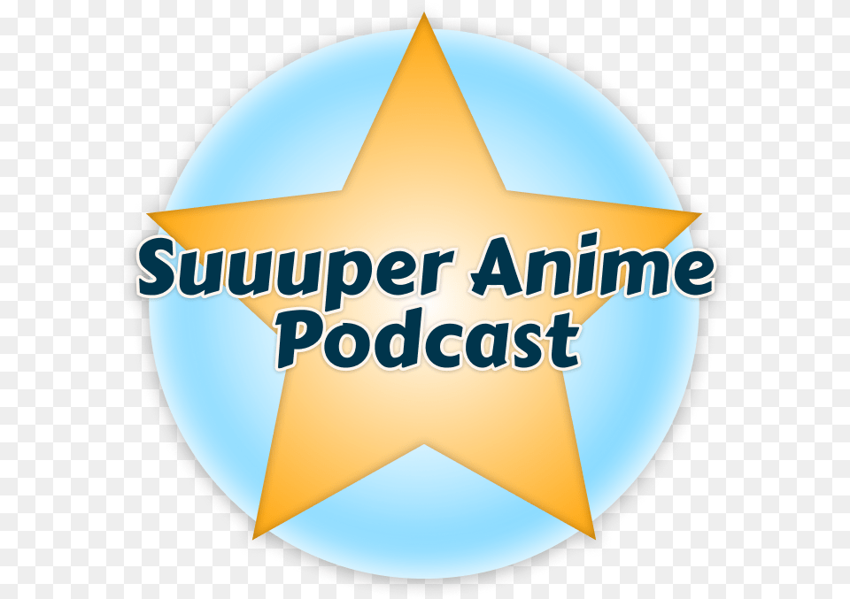 Suuuper Anime Podcast Language, Badge, Logo, Symbol, Star Symbol Free Png Download