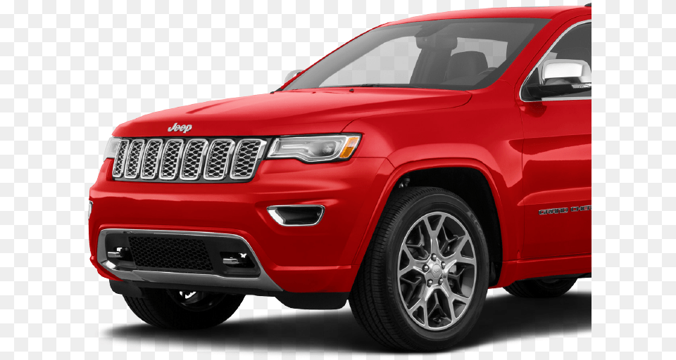 Suvs For Sale 2019 Jeep Grand Cherokee Overland Red, Car, Vehicle, Transportation, Wheel Free Png Download