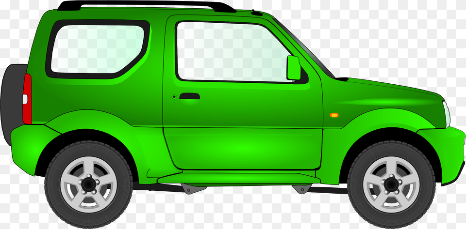 Suzuki Jimny Car Jeep Sport Green Car Clipart Background, Transportation, Vehicle, Suv, Pickup Truck Free Transparent Png