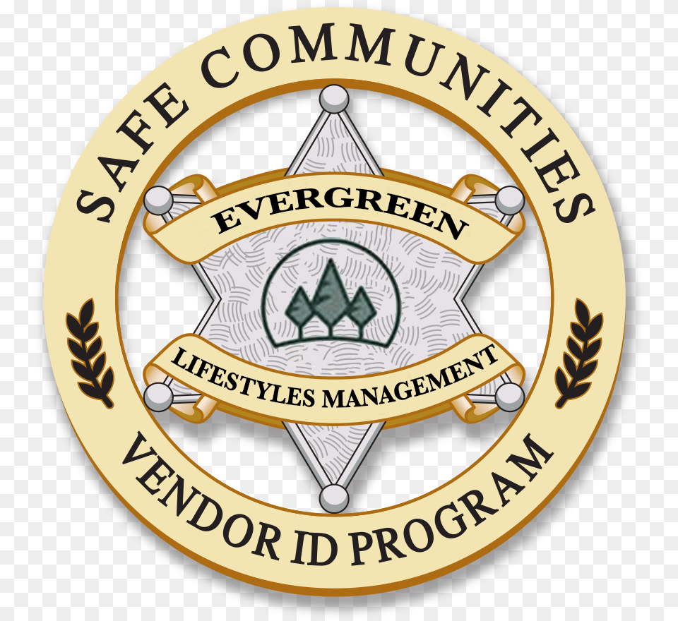 Sv Evergreen Emblem, Badge, Logo, Symbol, Disk Png Image