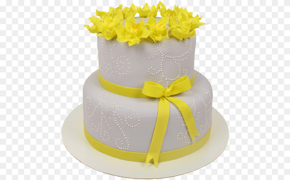 Svadebnij Tort Cveti Zheltij Tort Na Zakaz Bant Tort Na Prozrachnom Fone, Cake, Dessert, Food, Birthday Cake Free Png