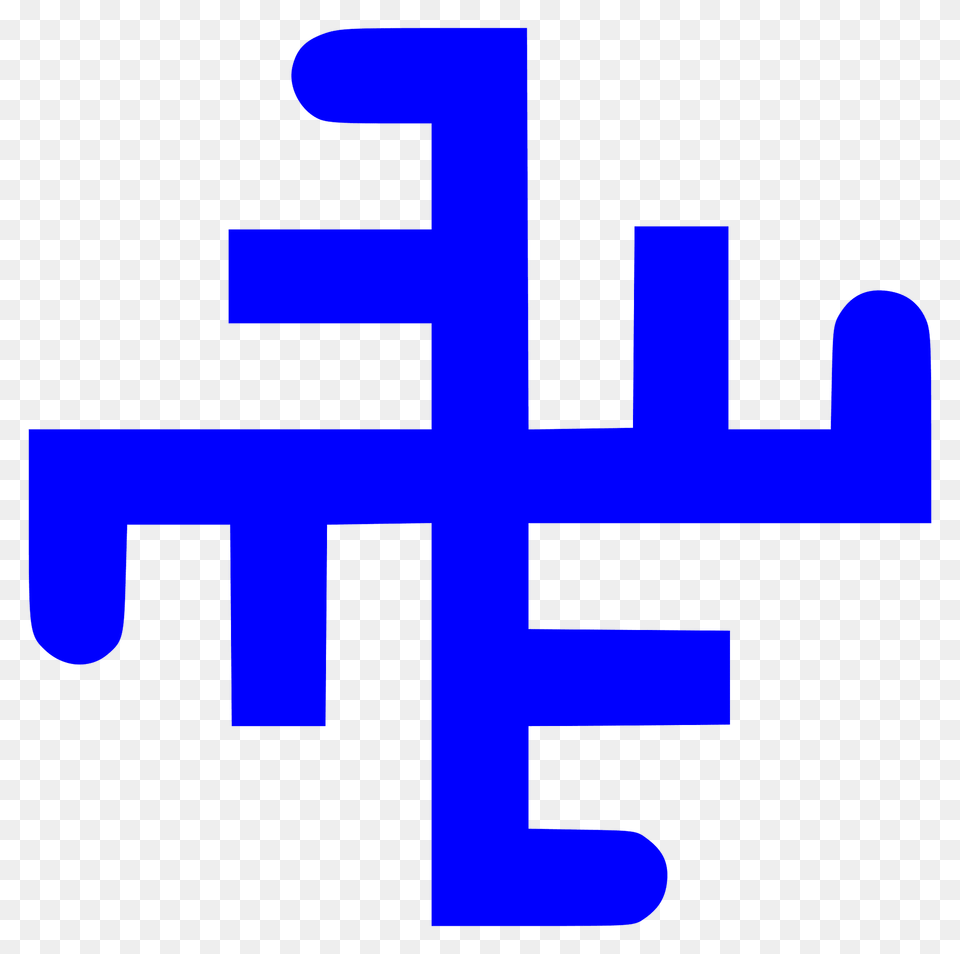 Svarga Symbol Blue 2 Clipart, Cross, Outdoors, Logo Png
