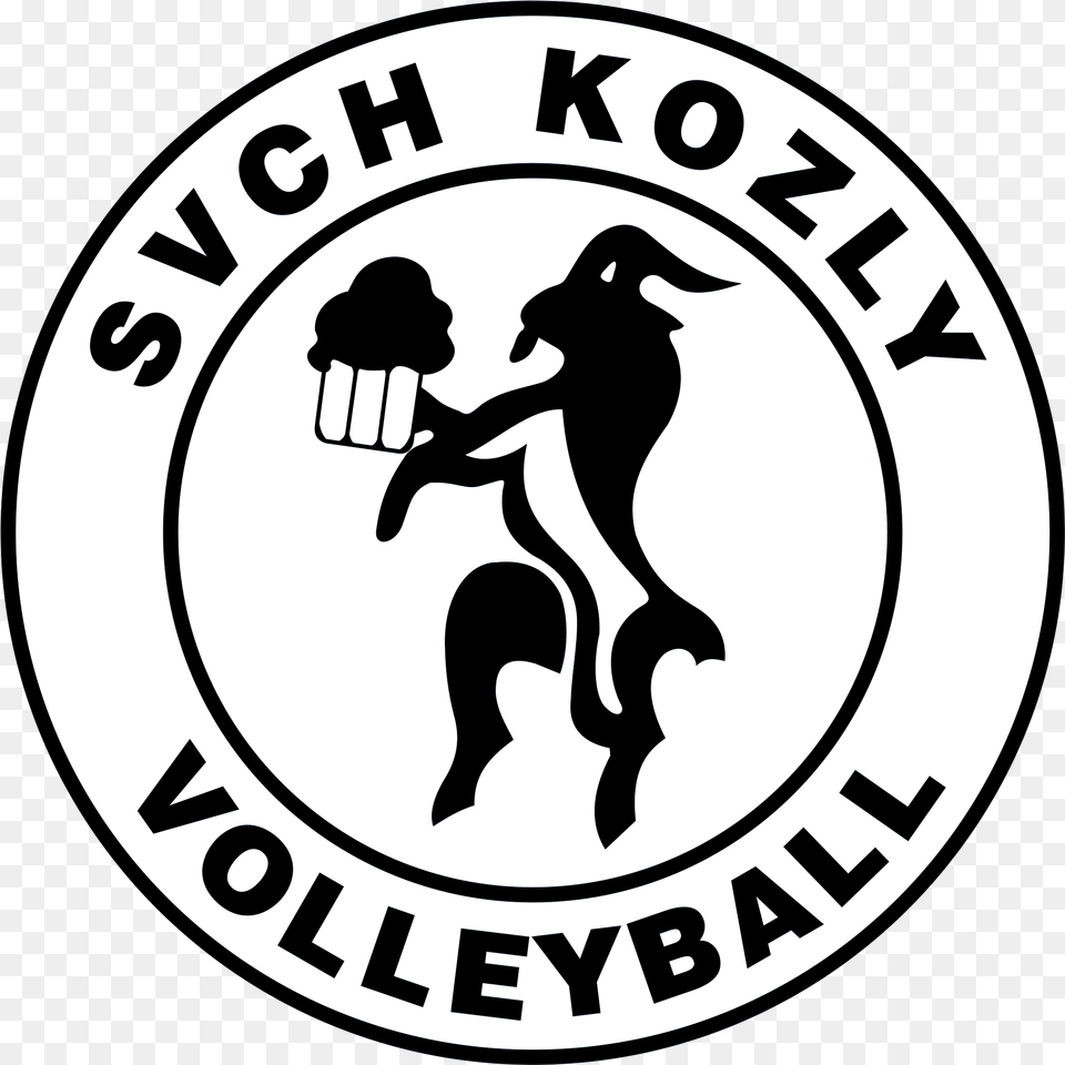 Svch Kozly Volleyball Logo Transparent Cornell University Logo, Animal, Canine, Dog, Mammal Png Image