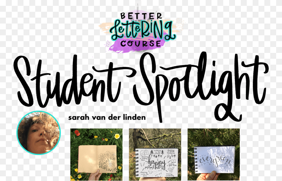 Svdl Student Spotlight Header Calligraphy, Art, Photography, Person, Collage Free Png