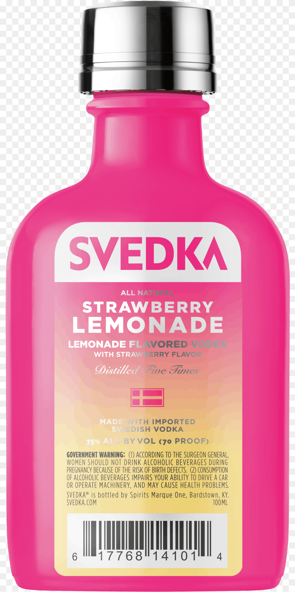 Svedka Strawberry Lemonade Vodka 100ml Bottle, Food, Ketchup, Lotion, Cosmetics Png