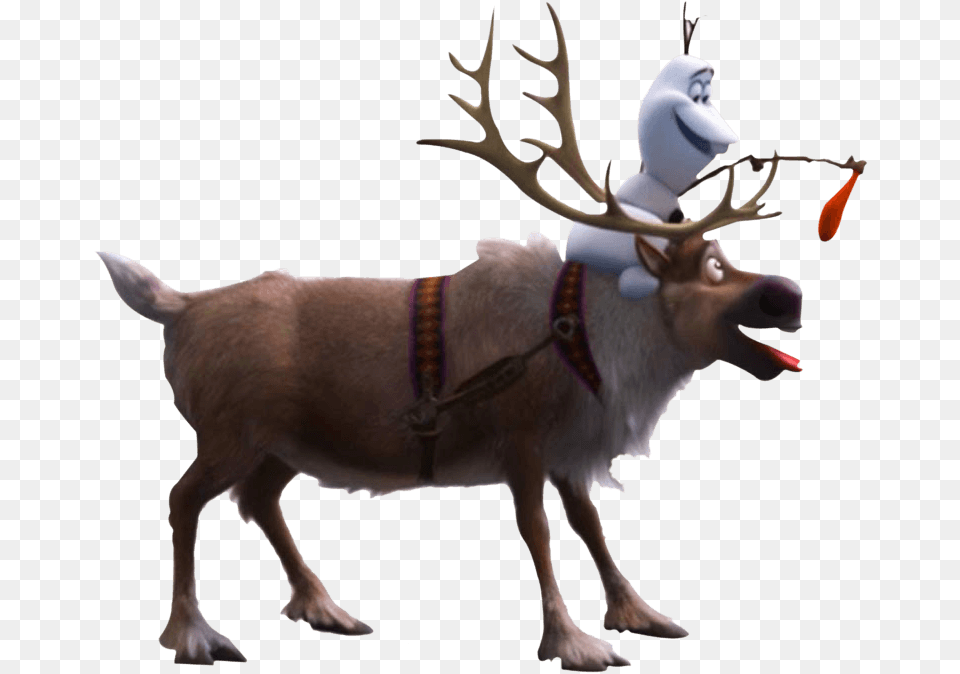 Sven Frozen Characters, Animal, Deer, Elk, Mammal Png Image