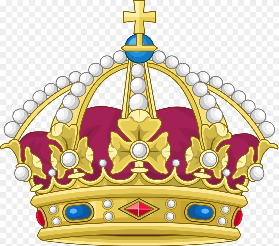 Svenska Kunglig Krona Gustaf V Monogram, Accessories, Crown, Jewelry Free Png Download
