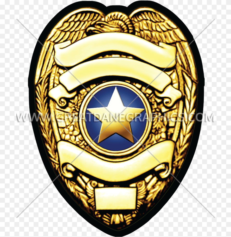 Svg Black And White Download Gold Police Production Police Badge Metal Novelty License Plate Lp, Logo, Symbol, Person, Face Png