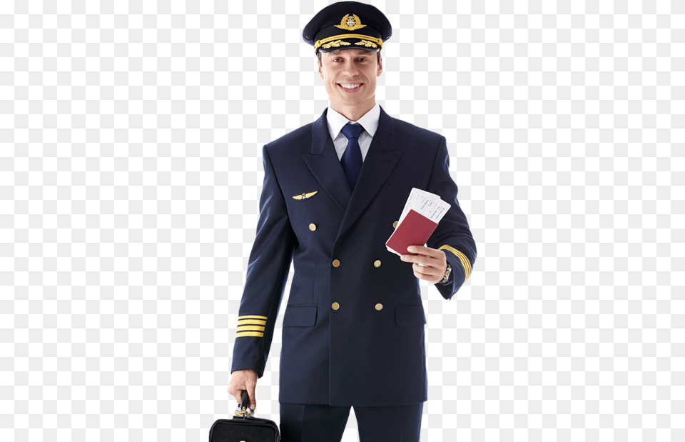 Svg Black And White Library Spirit Airlines And Union Airline Pilot Pilot Suit, Captain, Officer, Person, Clothing Png