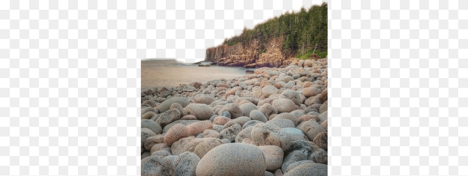 Svg Black And White Stock Beach Ftestickers Ftesticker Landscape Photography, Pebble, Rock, Shoreline, Sea Free Png Download