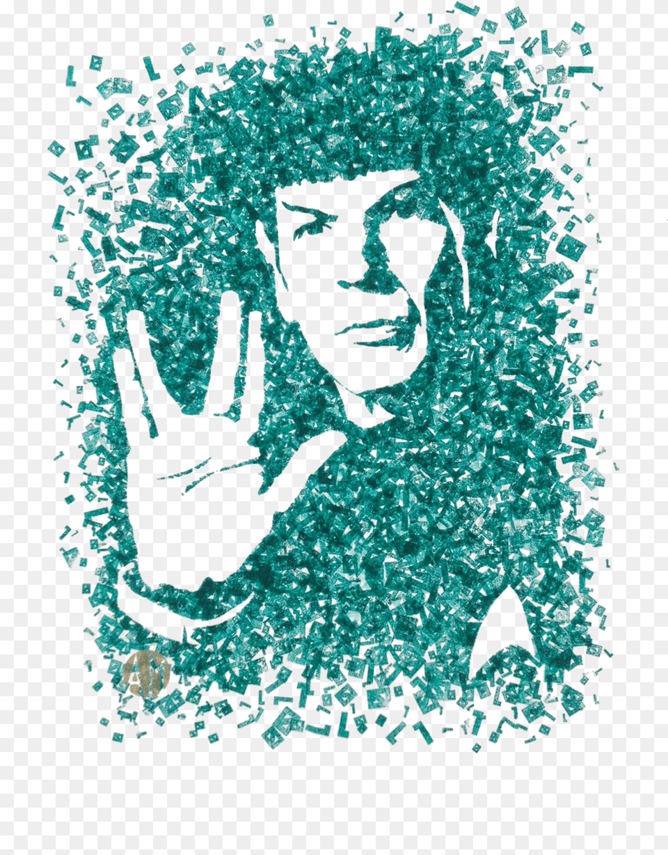 Svg Black And White Stock Dibujo Arte Otros Transparente Spock, Turquoise, Face, Head, Person Free Transparent Png