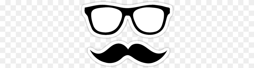 Svg Black And White Stock Moustache With By Panda Easy Pumpkin Carving Mustache, Face, Head, Person, Accessories Free Png Download