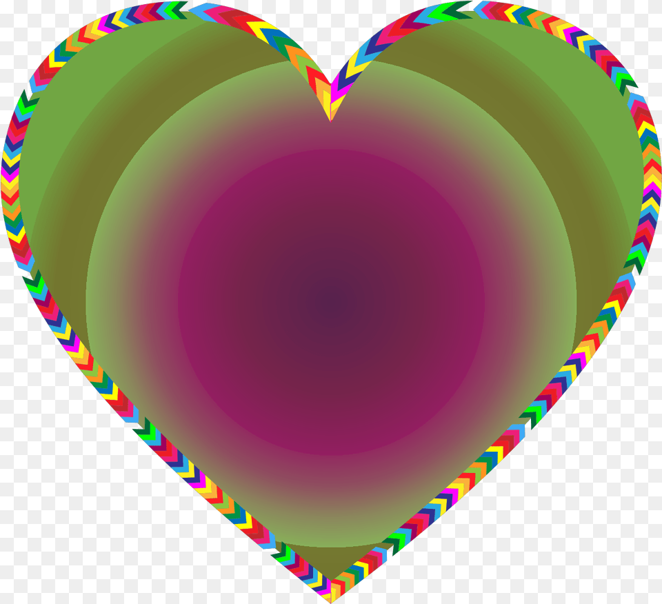 Svg Clip Arts Multi Coloured Love Hearts, Heart, Pattern Free Png Download