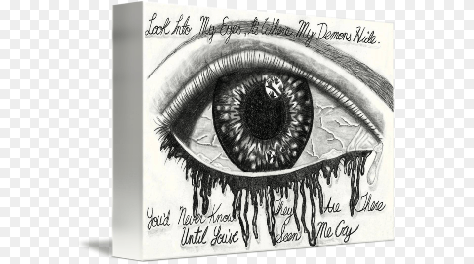Svg Demons In My Eyes By Joce Ruston Post Traumatic Stress Disorder Drawings, Art, Drawing, Publication, Book Png