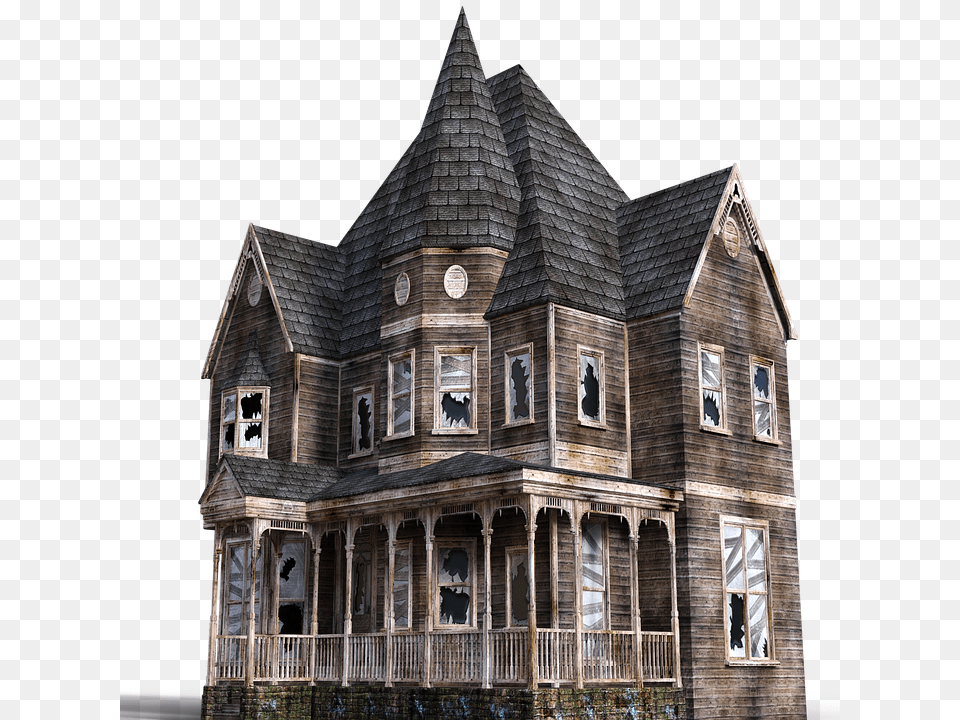 Svg Collection Of Mansions Cliparts Buy Any Halloween House Transparent, Architecture, Building, Housing Free Png Download