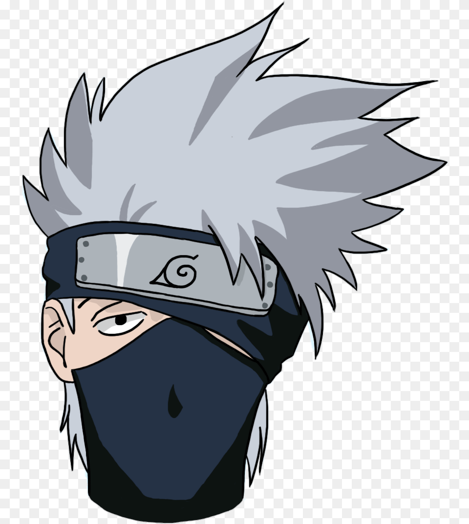 Svg Download Hatake Album On Imgur Head Anime Naruto, Book, Comics, Publication, Person Free Png