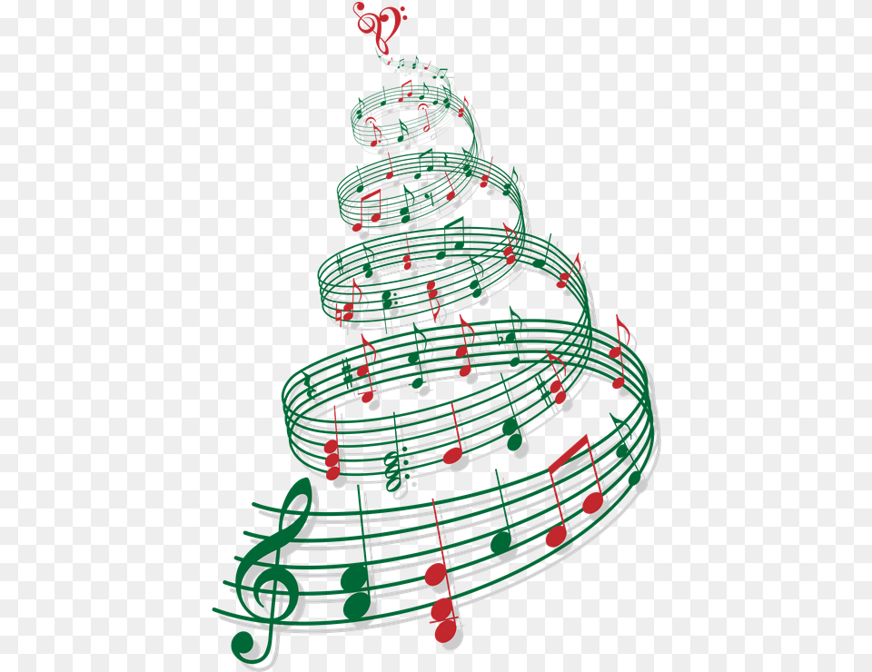 Svg Download Merry From All Star Financial Tree Red Christmas Tree With Music Notes, Spiral, Art, Cad Diagram, Diagram Png Image