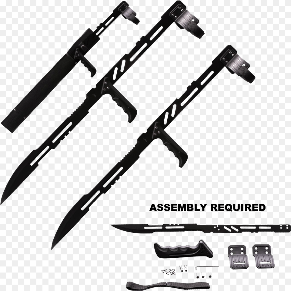 Svg Dual Wield Black Sword With Handle Larg Blood Rayne Nija, Weapon, Blade, Dagger, Knife Free Png Download