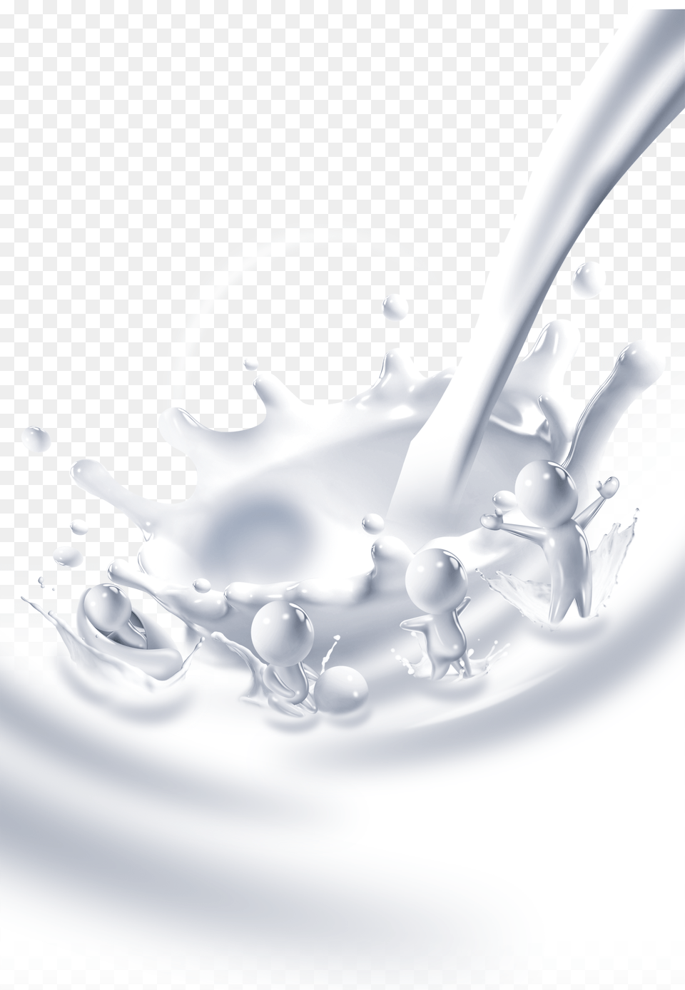 Svg Milk Vector Flow Milk Splash, Beverage, Dairy, Food Free Png Download