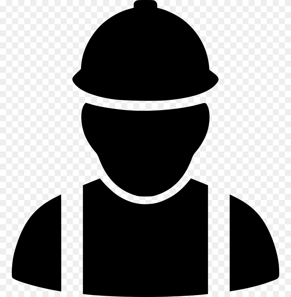Svg Download Onlinewebfonts Builder Icon, Clothing, Hardhat, Helmet, Stencil Free Transparent Png