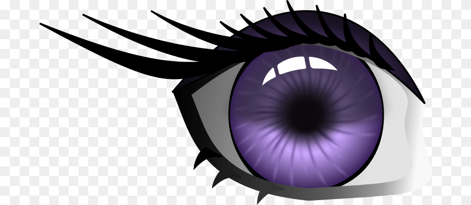 Svg Free Eyelash Clipart Pretty Eye Purple Eye Clipart, Disk, Electronics, Art, Graphics Png Image