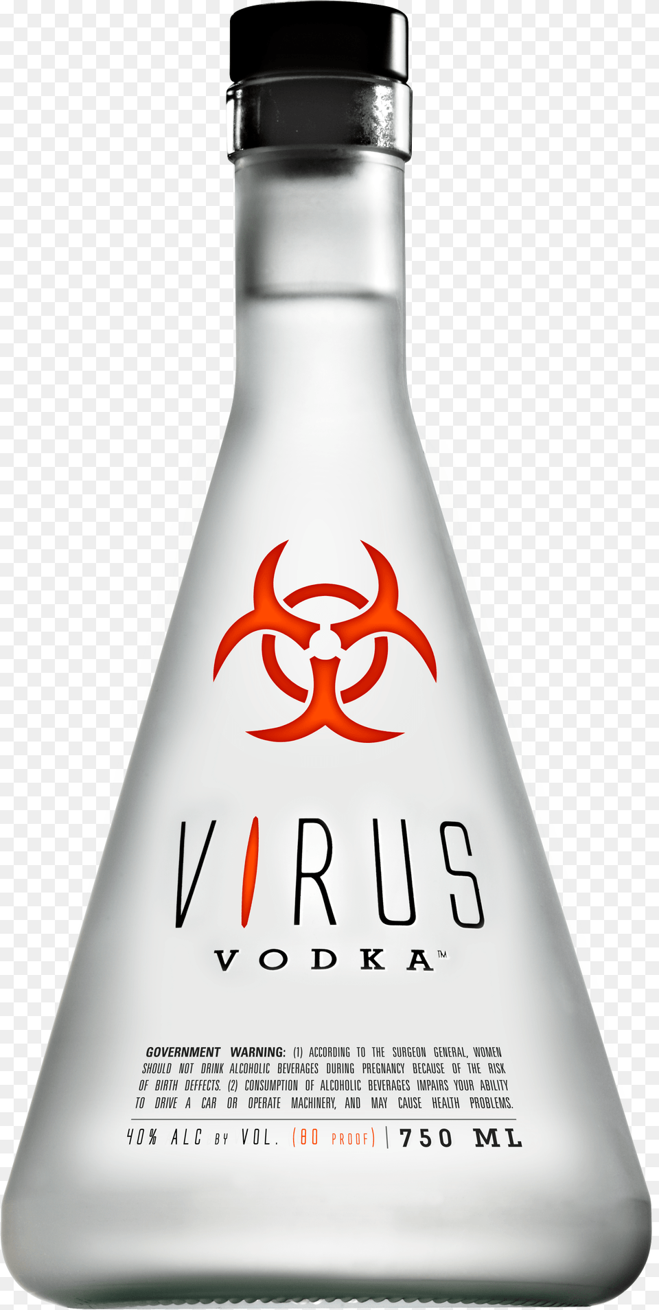 Svg Stock Virus Vodka Brands Bottles Design Vodka Vrus, Alcohol, Beverage, Liquor, Tequila Free Png